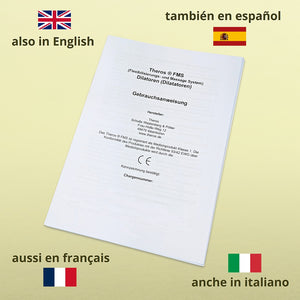 Informaciones de uso de los dilatadores FMS Theros®, 20 páginas A5