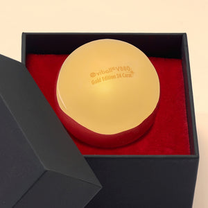 Viball Gold Edition 24 Carat, 60 mm, von Hand vergoldete medizinische Liebeskugel für Frauen und Männer in schwarzer Schachtel, Zoom vom Logo