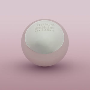 Theros Sphere 32 mm Massagekugel für Theros ProstaSphere zur Prostatamassage und Theros YoniSphere Hilfsmittel zur Dammmassage Ansicht: Zoom auf Logo Theros  Shere 32 antallergic