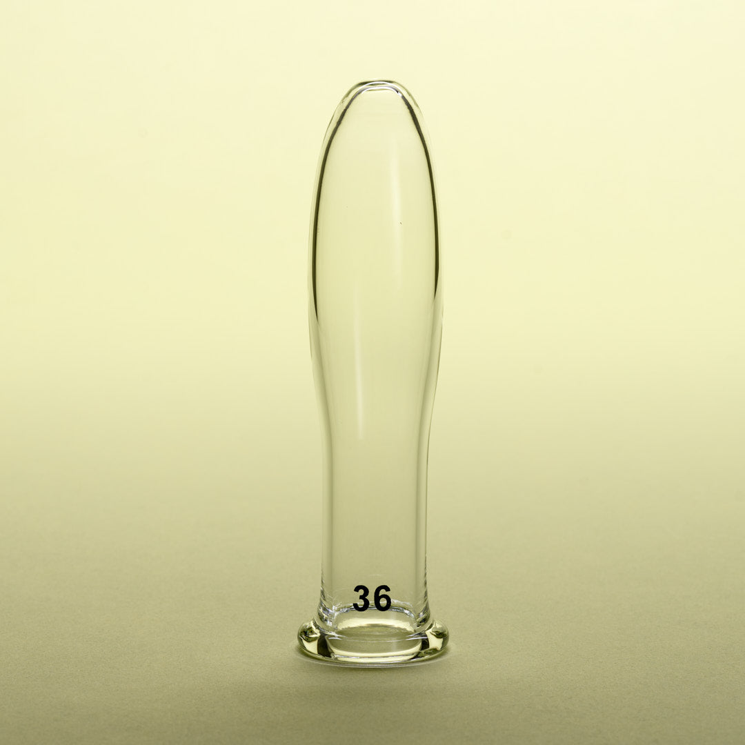 Theros® FMS-Dilator aus Borosilikatglas in Größe 36 mm