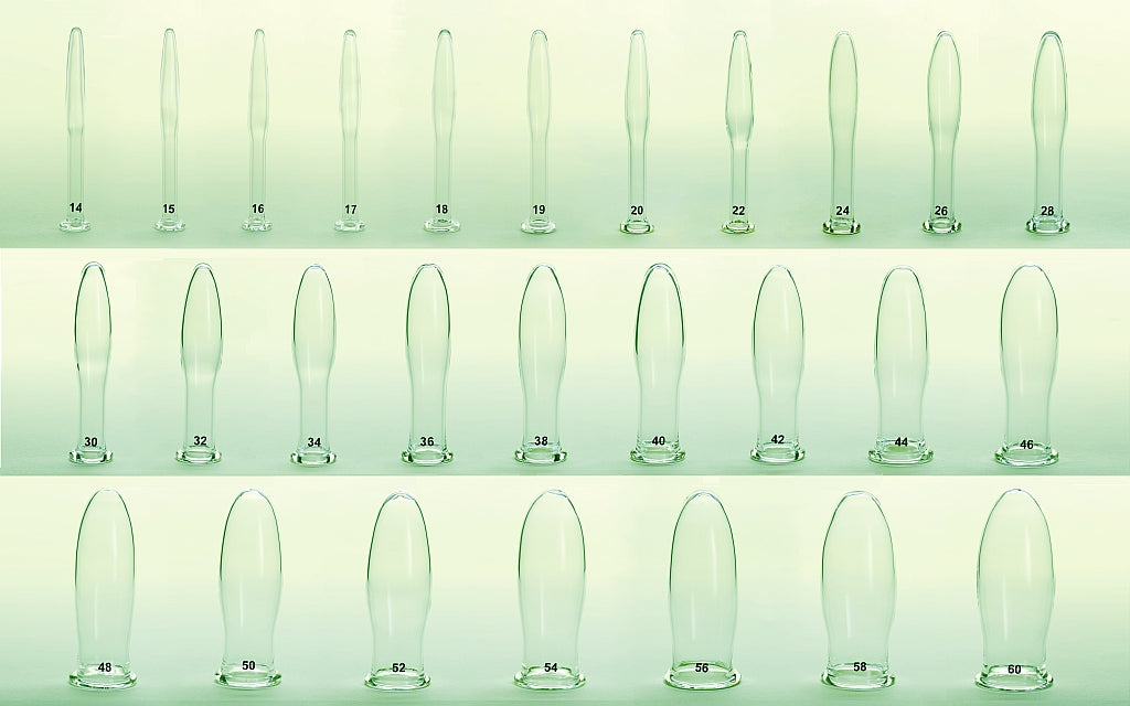 Glas Dilatoren (Zertifiziertes Medizinprodukt)