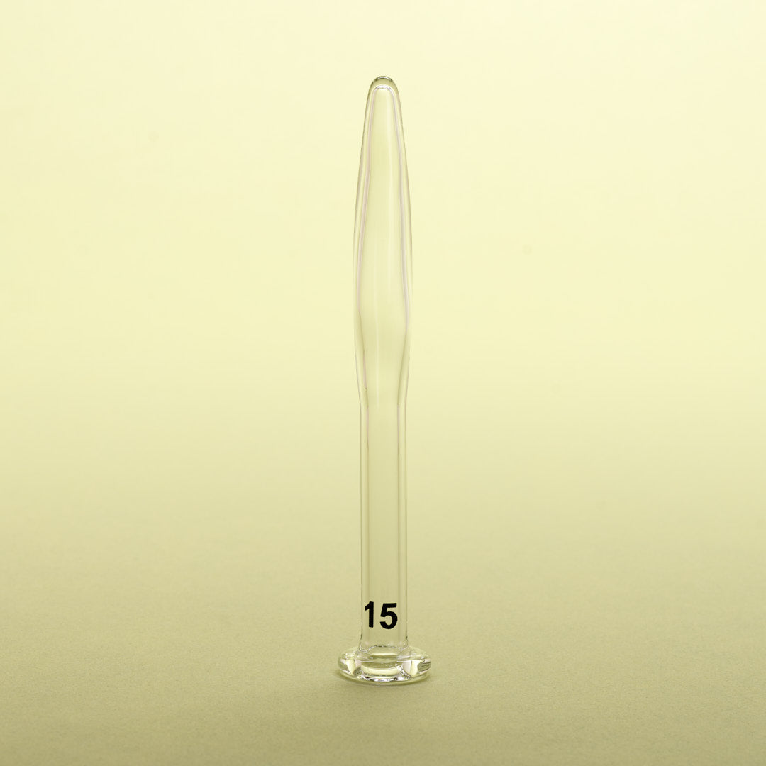 Theros® FMS dilator made of borosilicate glass in size 15 mm