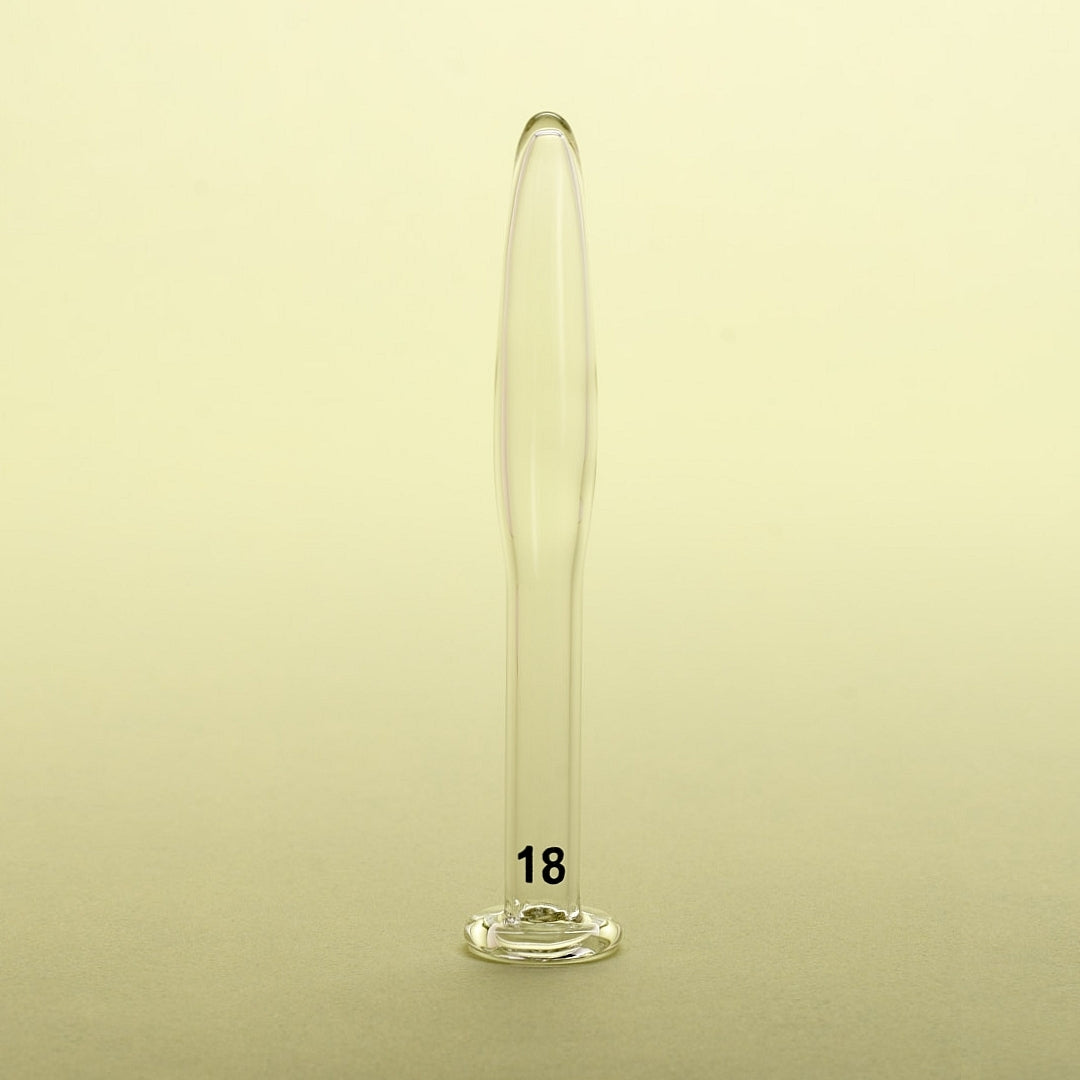 Dilatador FMS Theros® de vidrio de borosilicato en tamaño 18 mm