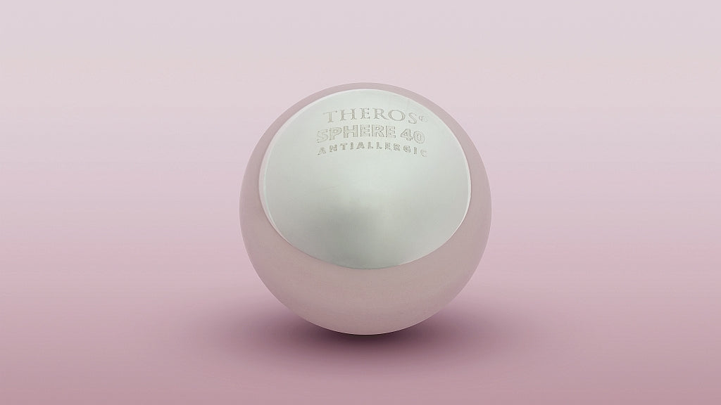 Samtsäckchen in rot mit Logo "Theros Erotherapy" für Viball, Massive Balls, Vaginalstents und Massagekugeln 