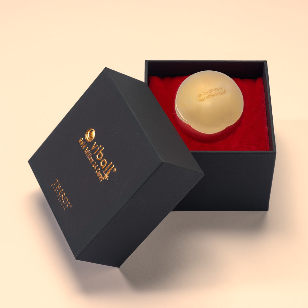 Viball Gold edition 50 mm: 24 Karat von Hand vergoldete Liebeskugel